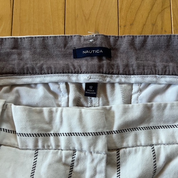 Nautica Navy Pinstripe Shorts - Picture 5 of 5